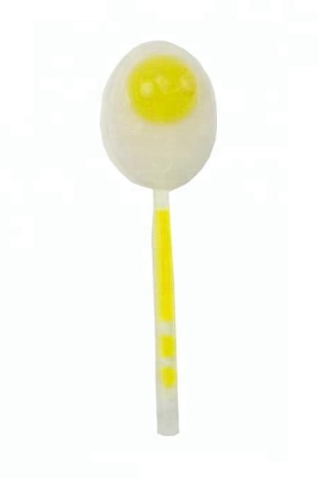 Флуоресцирование формы яйца освещает вверх ручку освещения конфеты пестротканую
